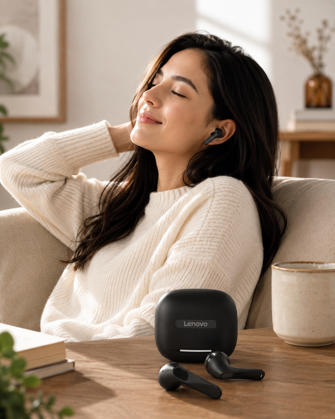 Lenovo EA240 True Wireless Bluetooth 5.4 Earbuds