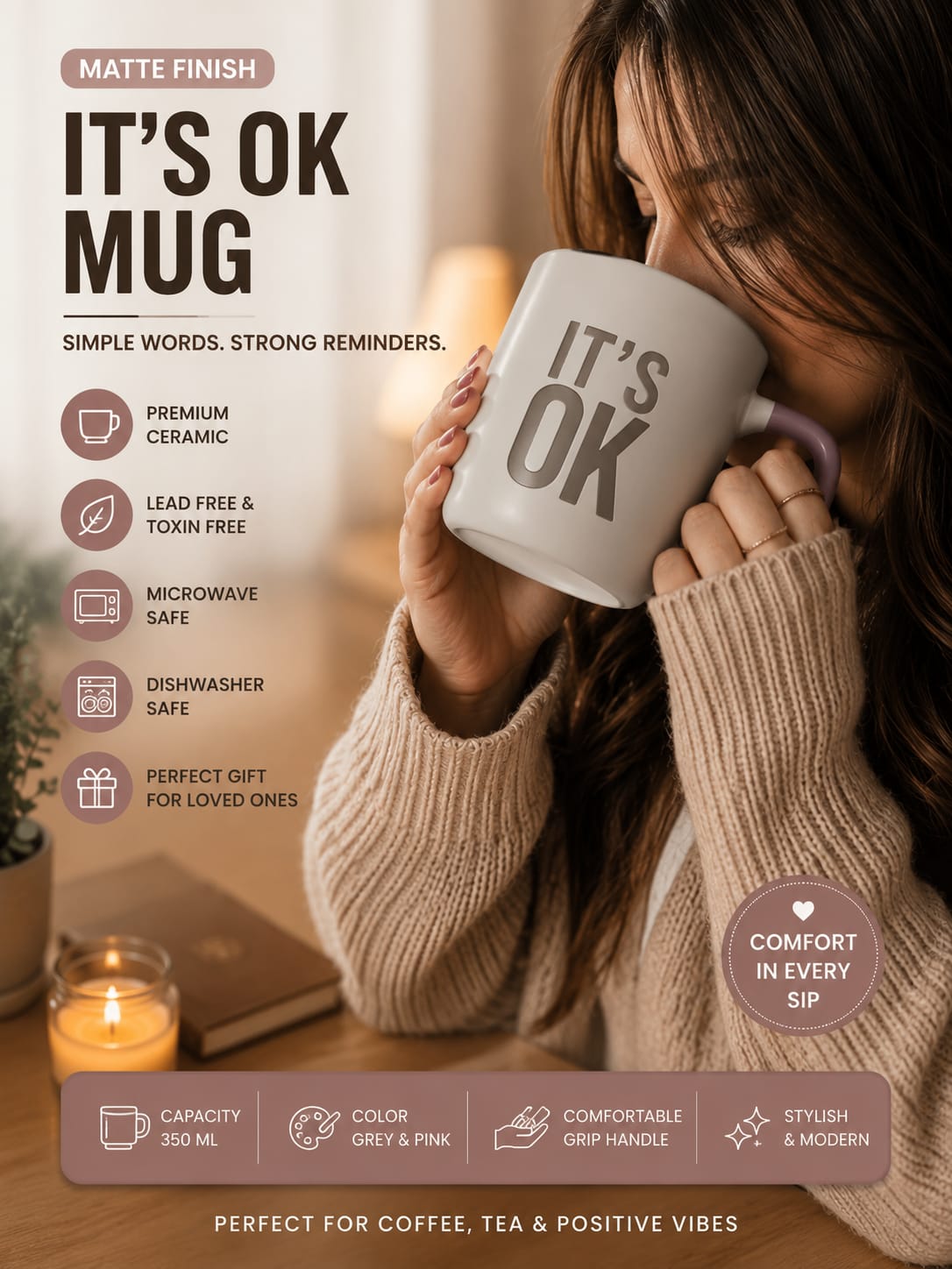 “Stay Focused” Ceramic Mug