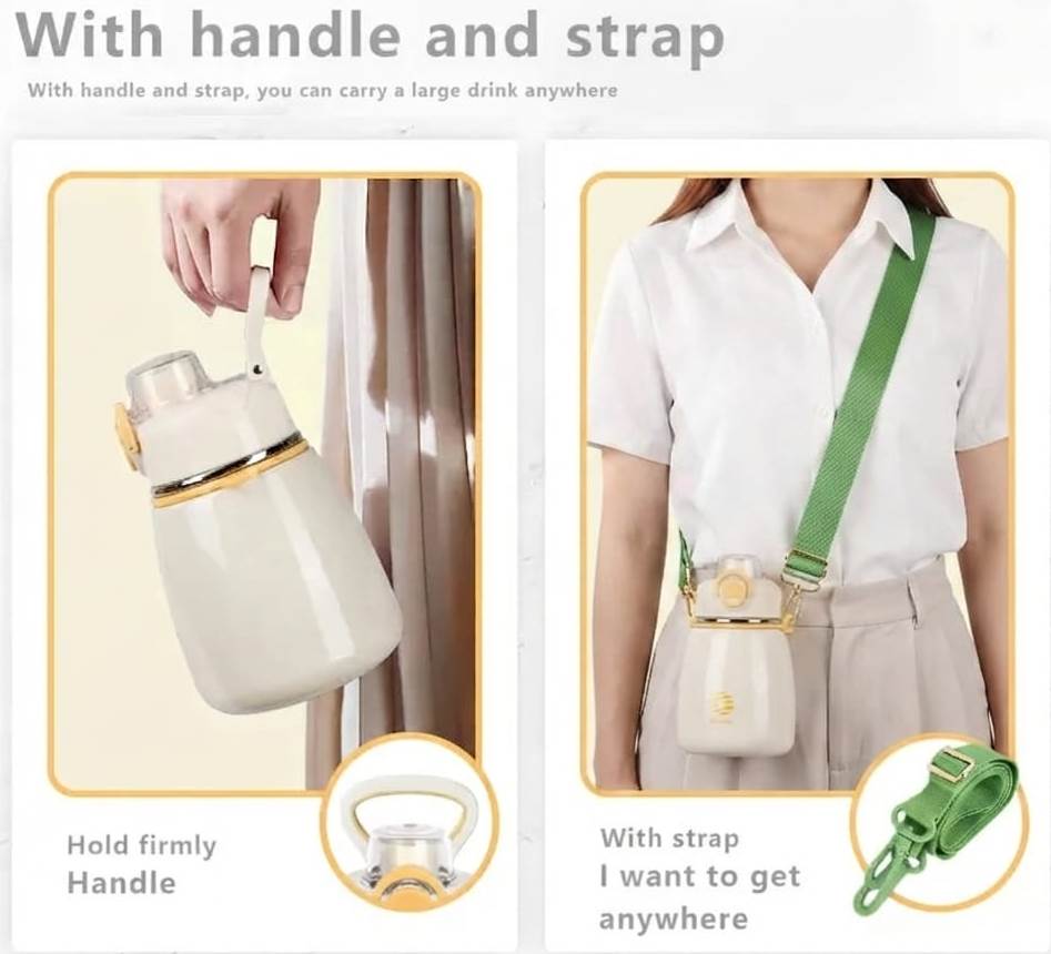 Premium 800ml Vacuum Insulated Water Bottle