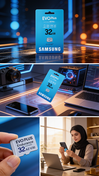 EVo Plus 32GB/64GB Samsung Micro SD Card
