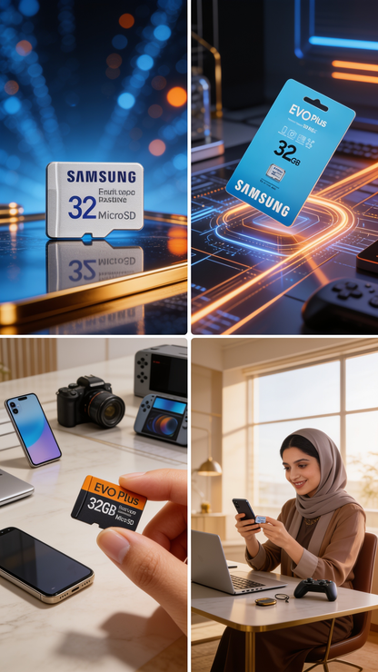 EVo Plus 32GB/64GB Samsung Micro SD Card