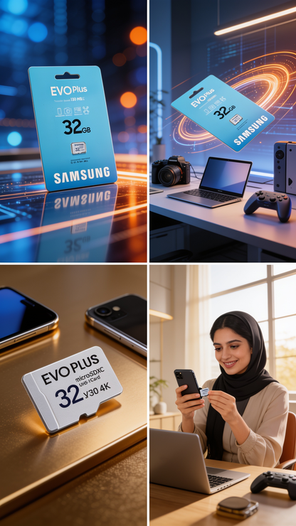 EVo Plus 32GB/64GB Samsung Micro SD Card