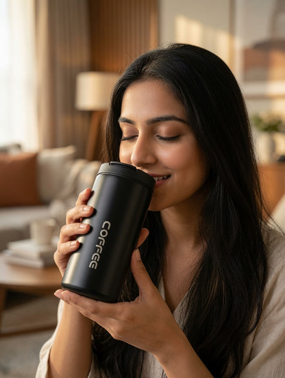 Sleek Stainless Steel Coffee Mug