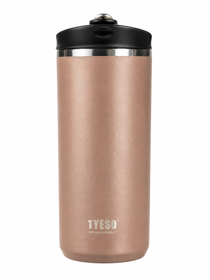 ☕ TYESO 600ml Vacuum Insulated Press Tumbler
