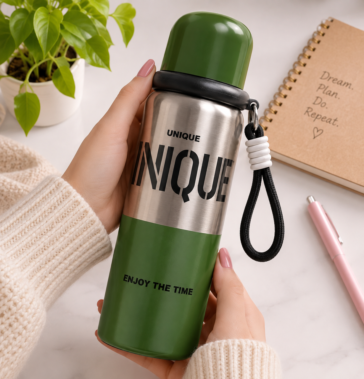 Unique 550ml Bullet Vacuum Flask – Hot & Cold Insulated Water Bottle