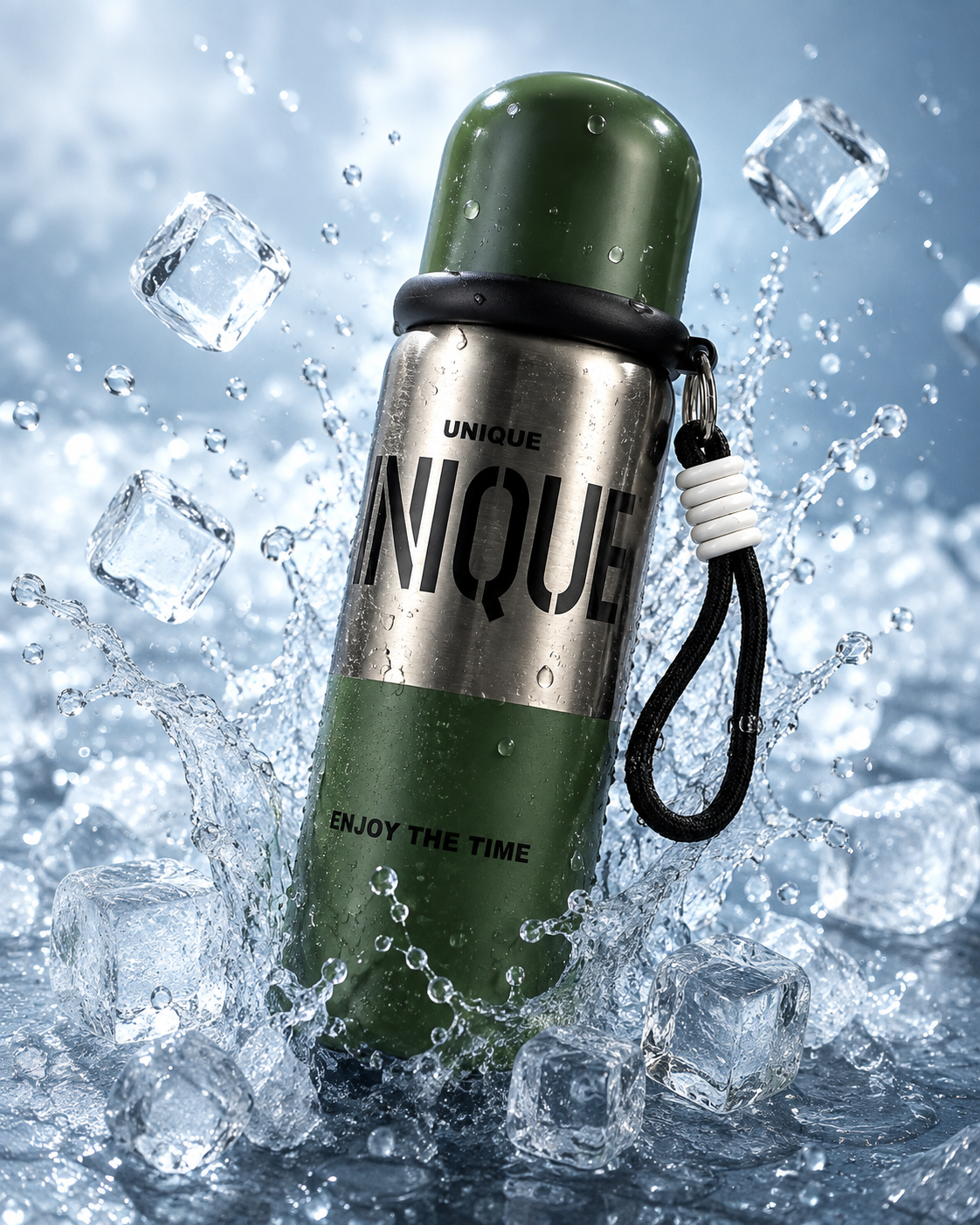 Unique 550ml Bullet Vacuum Flask – Hot & Cold Insulated Water Bottle