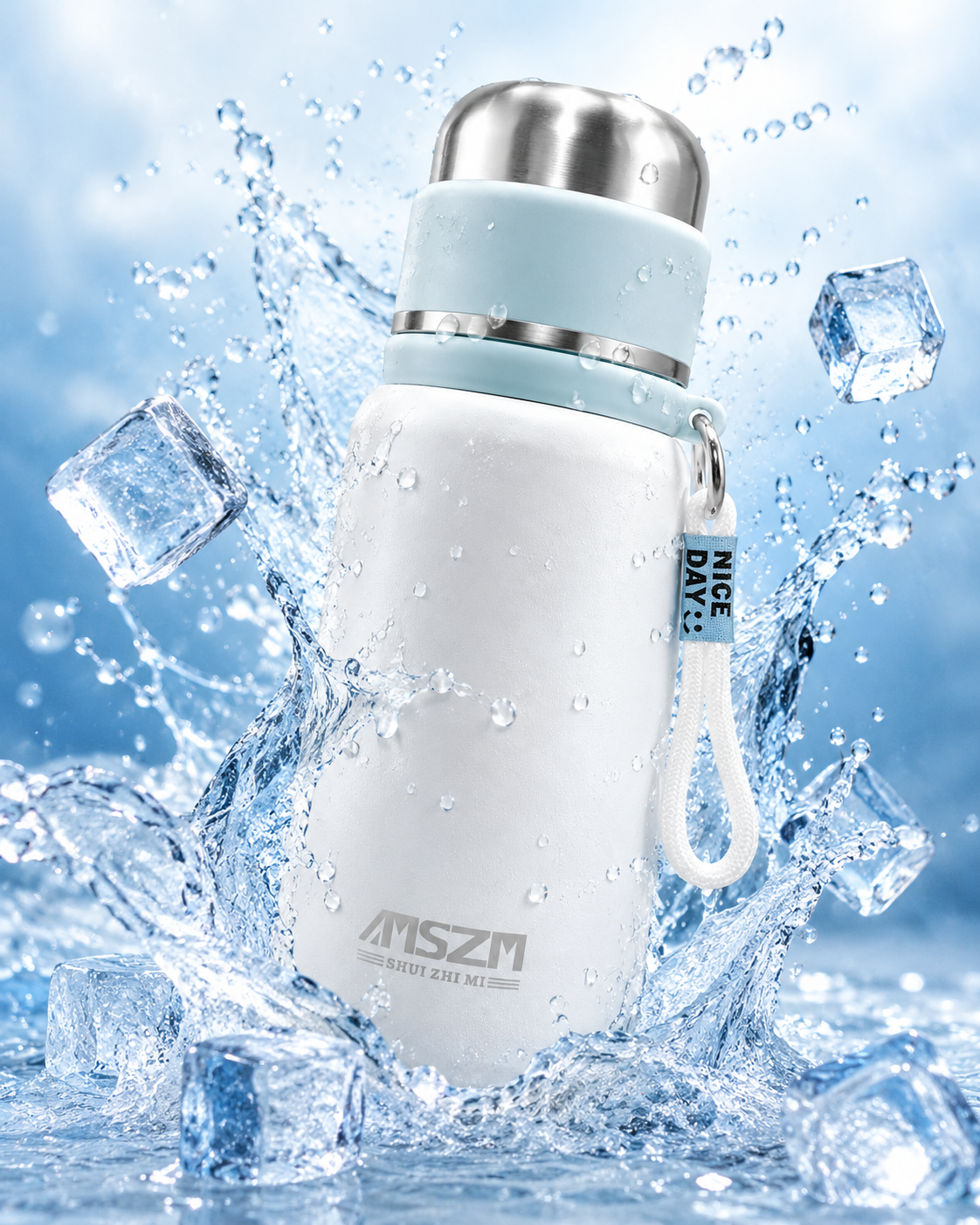 MSZM Elite Thermal Water Bottle 500ml– Premium Stainless Steel Flask