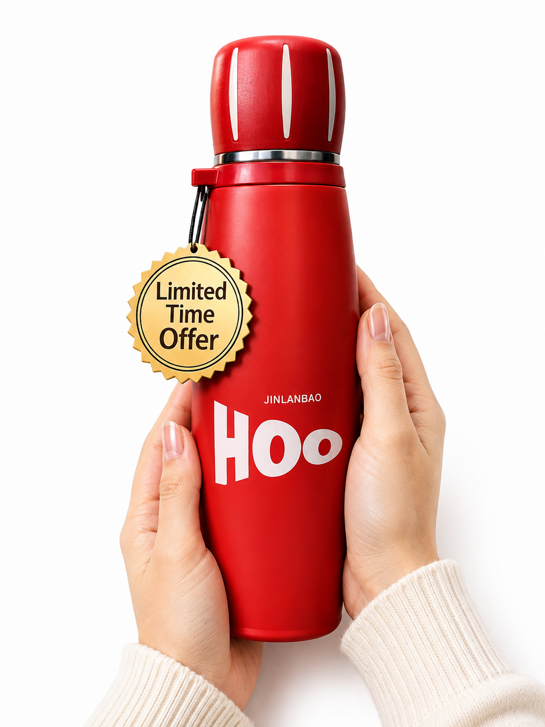 HOO Luxury Thermal Flask – Hot & Cold Insulated Water Bottle
