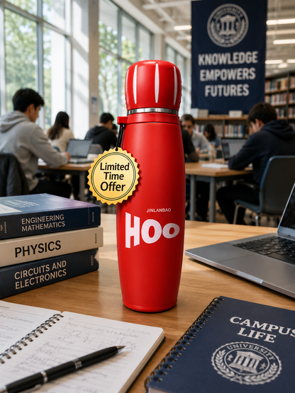 HOO Luxury Thermal Flask – Hot & Cold Insulated Water Bottle