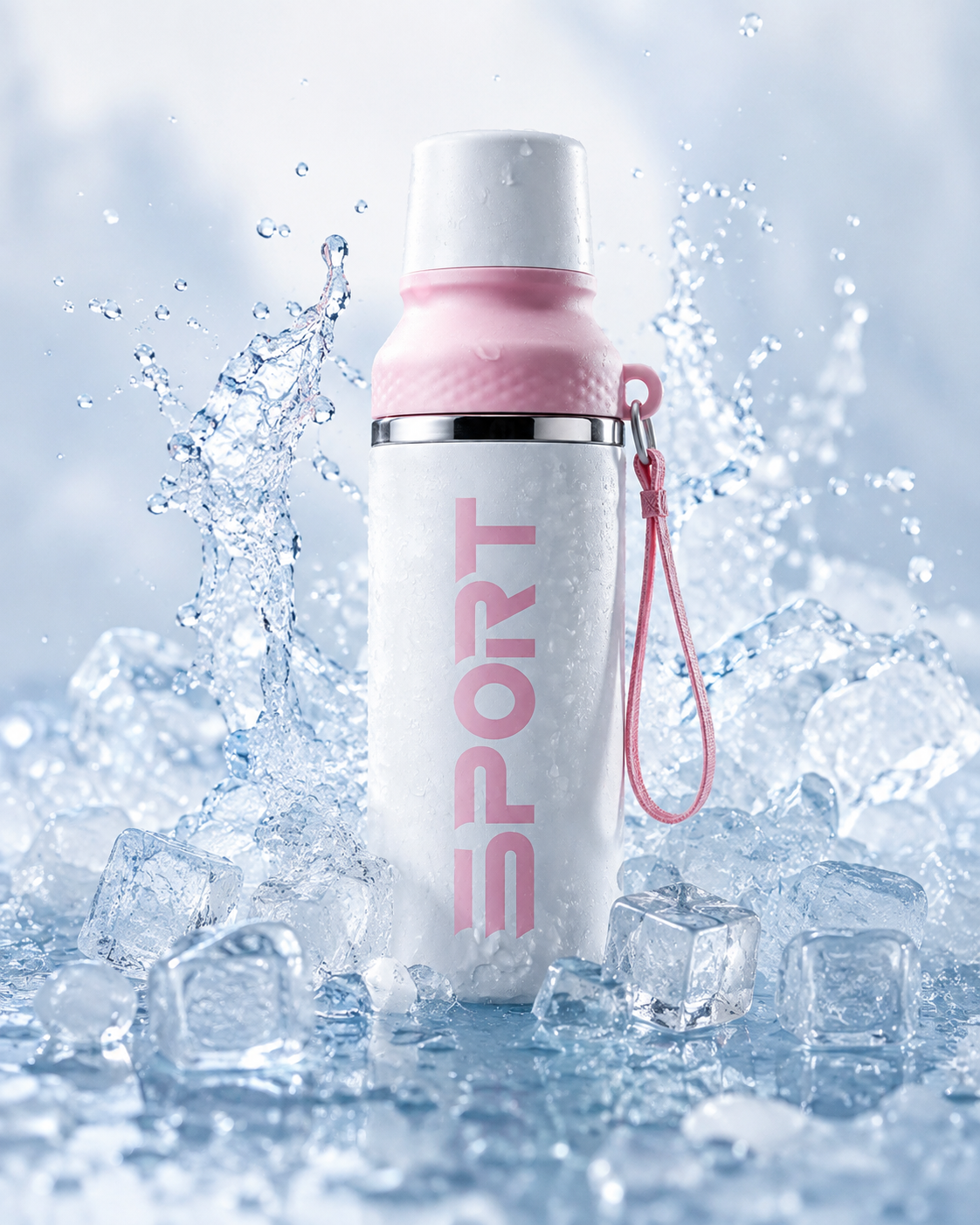 Stylish 1000ml Double Wall Stainless Steel Travel Cup