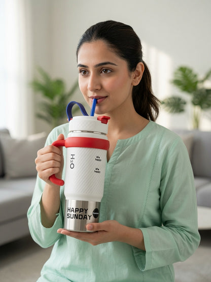 H2O Happy Sunday Tumbler – 40 oz / 1200 ml