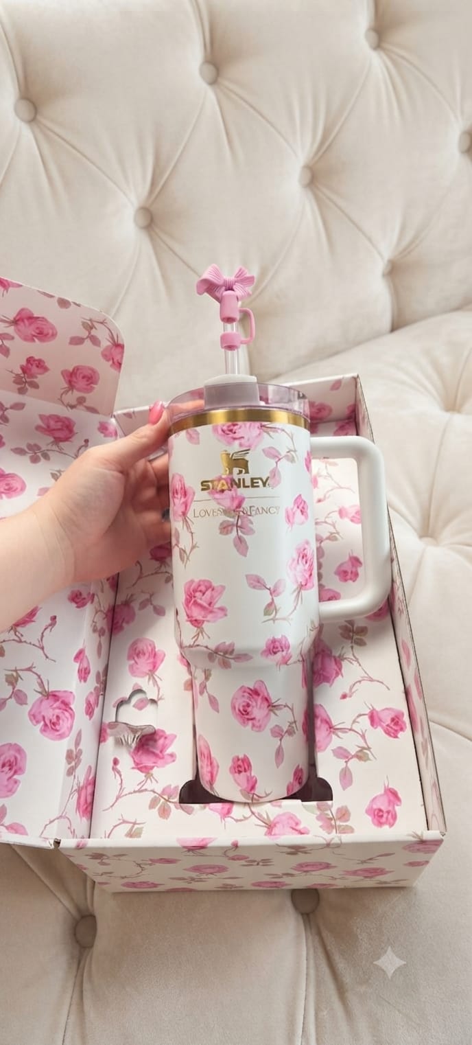 Stanley x LoveShackFancy Quencher H2.0 40oz Floral Vacuum Insulated Tumbler