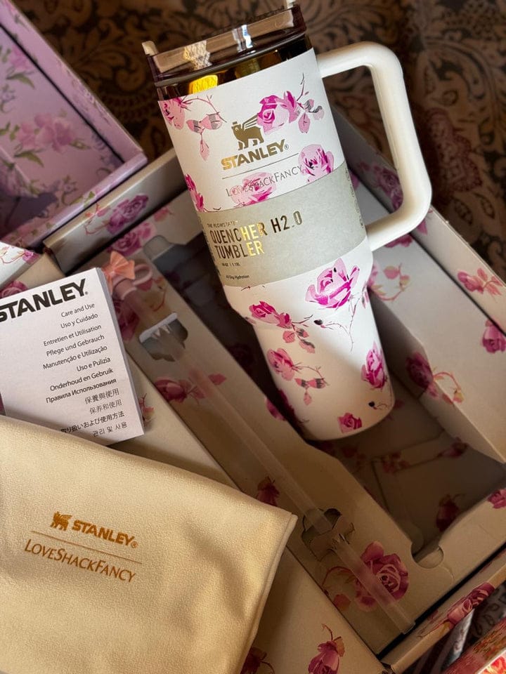 Stanley x LoveShackFancy Quencher H2.0 40oz Floral Vacuum Insulated Tumbler