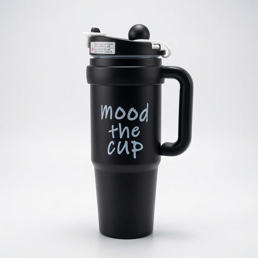 Mood Premium Insulated Tumbler with Handle & Straw