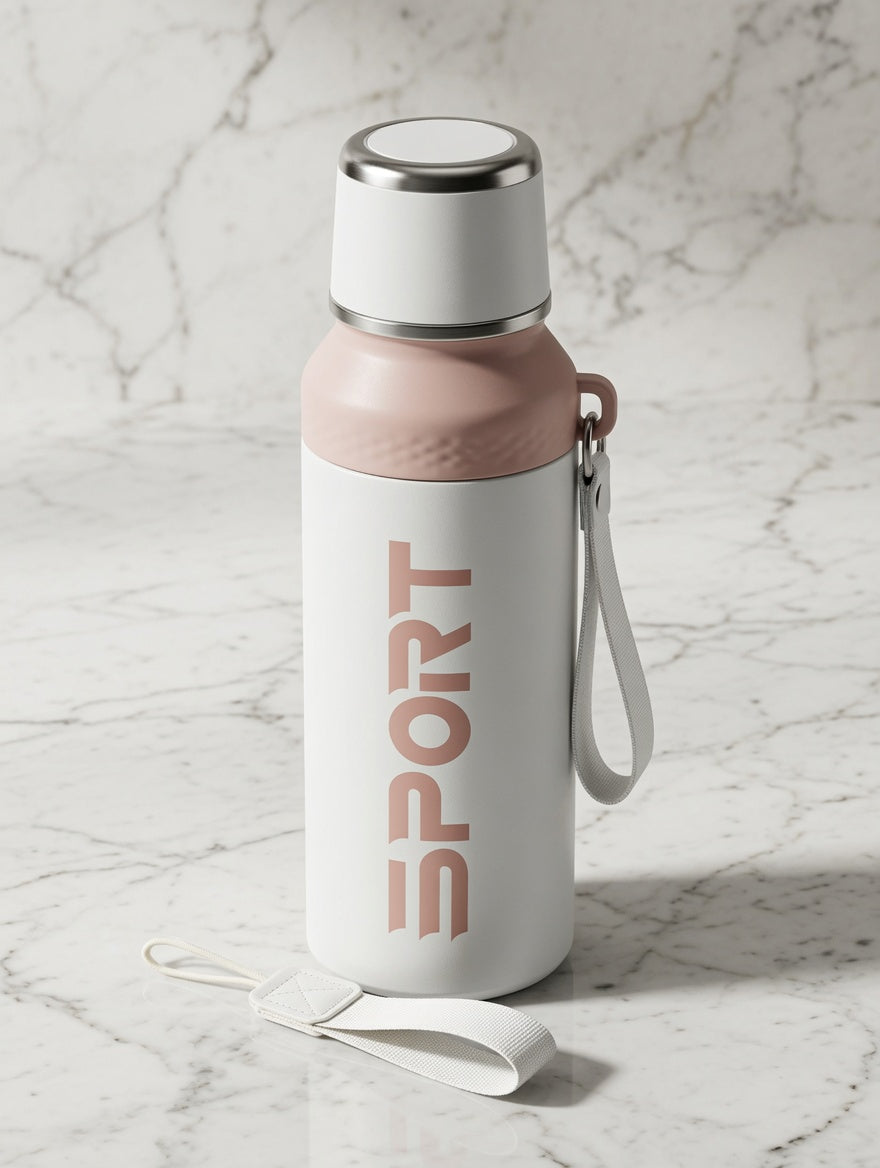 Stylish 1000ml Double Wall Stainless Steel Travel Cup