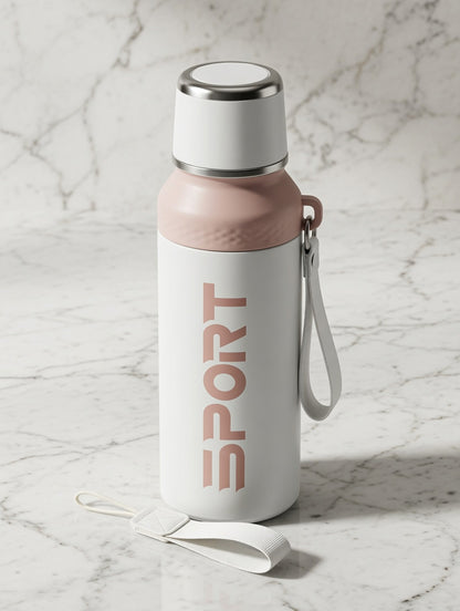 Stylish 1000ml Double Wall Stainless Steel Travel Cup