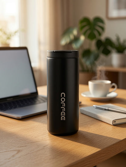 Sleek Stainless Steel Coffee Mug