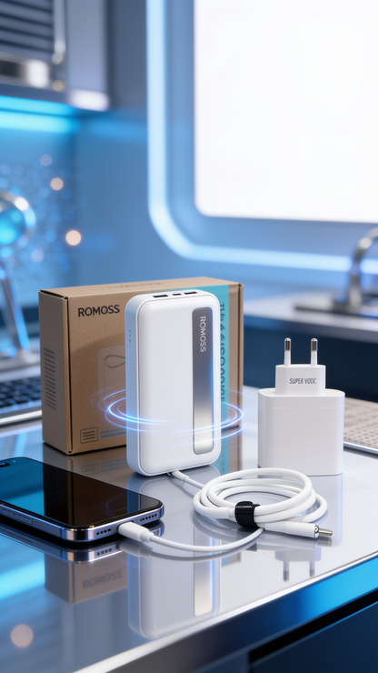 ROMOSS Power Core 10000Mah Pro – 22.5W Fast Charging Power Bank