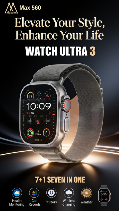 Watch Ultra 3 Max 426 7+1 Premium Edition – Smart, Stylish & Powerful