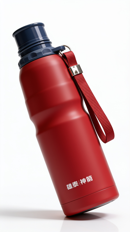 XiongTai ShenJian 500ml Stainless Steel Vacuum Thermos Flask - Red
