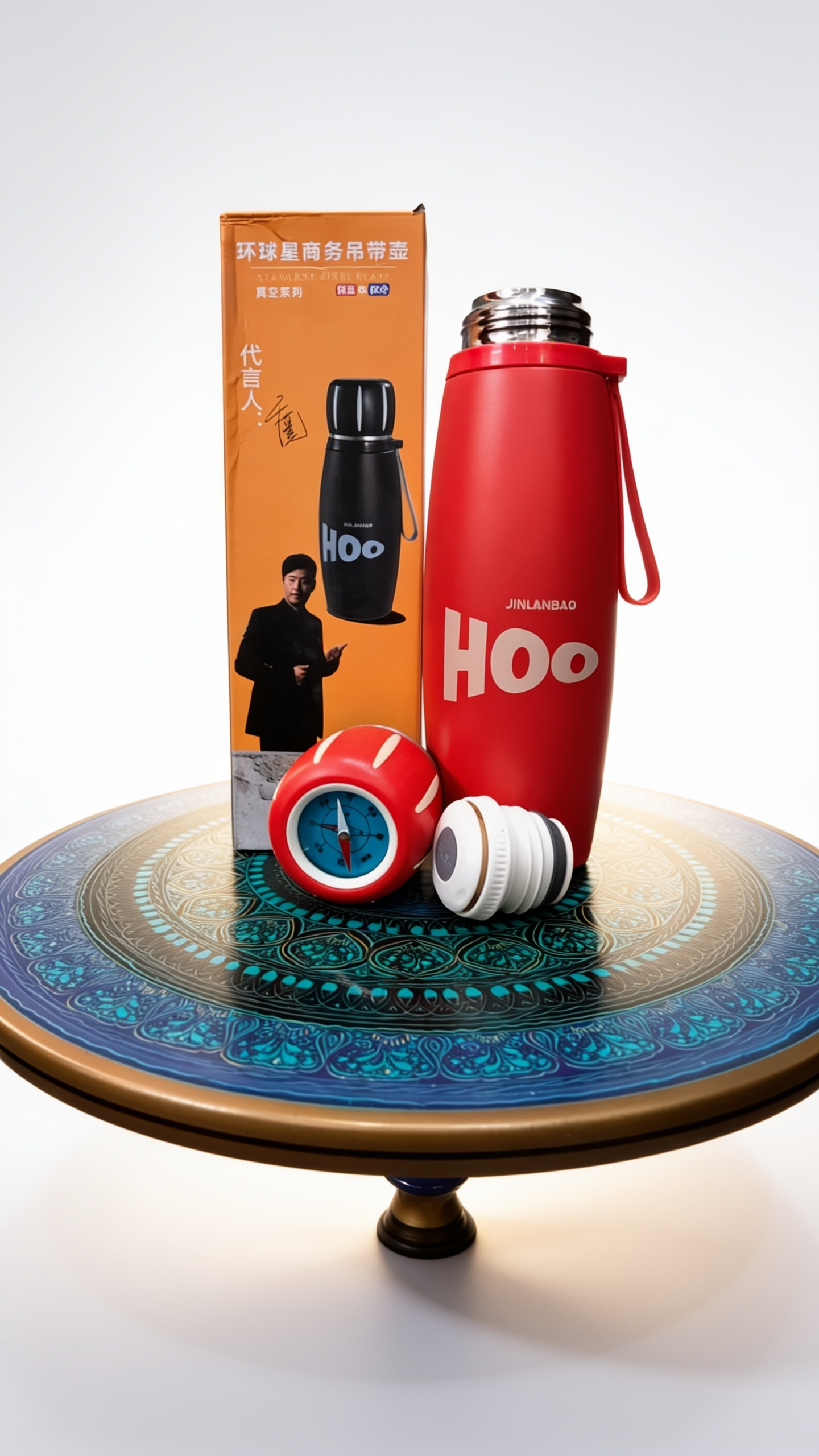 HOO Premium Stainless Steel Vacuum Flask 750ml - Hot & Cold Sports Cup