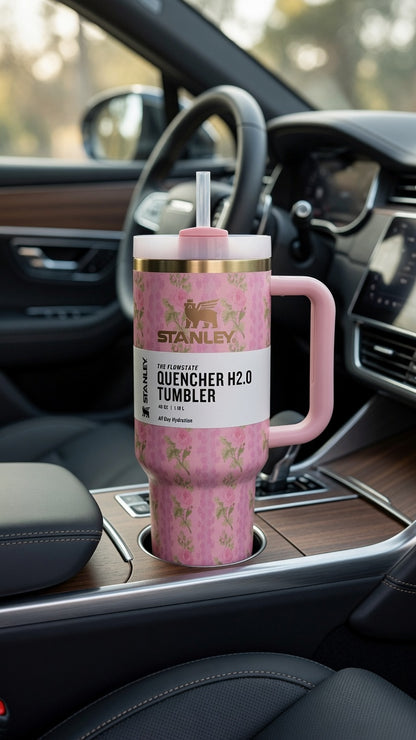 Stanley x LoveShackFancy Quencher H2.0 40oz Floral Vacuum Insulated Tumbler