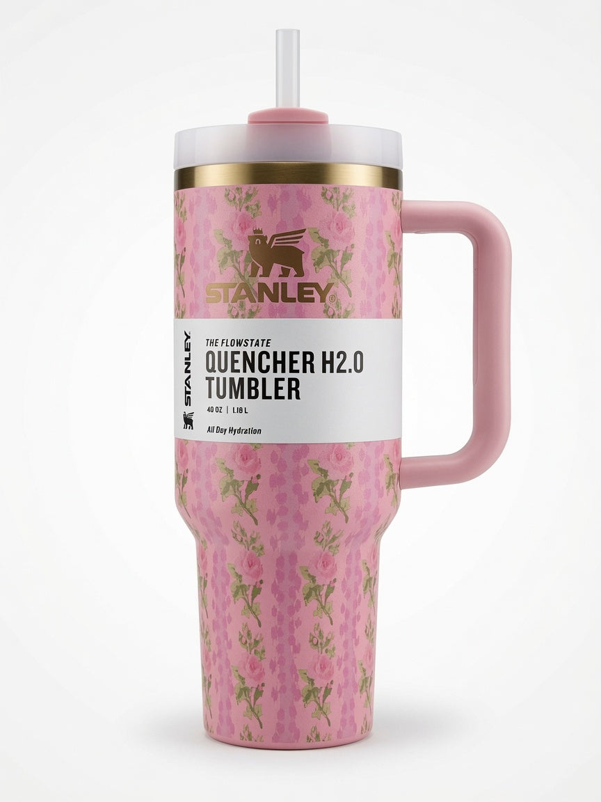 Stanley x LoveShackFancy Quencher H2.0 40oz Floral Vacuum Insulated Tumbler