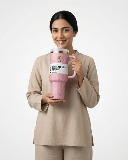 Stanley x LoveShackFancy Quencher H2.0 40oz Floral Vacuum Insulated Tumbler